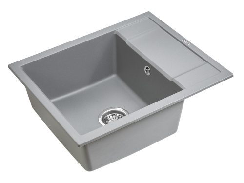 Кухонная мойка Paulmark FLUGEN 50-600 PM216050-GRM 60х50 цвет серый - фото 2